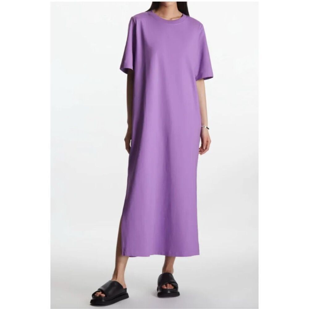 COS Oversized Midi Jersey T-Shirt Dress